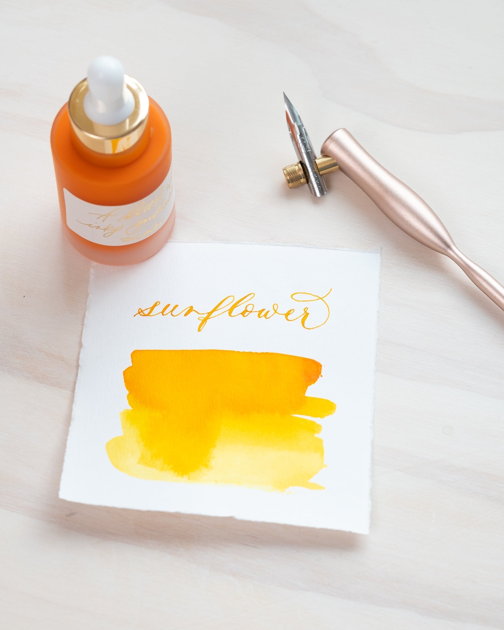 Bellini - Calligraphy Ink Bundle - toms studio sunflower ink colour