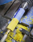 special edition calligraphy pen being manufactured on a lathe 