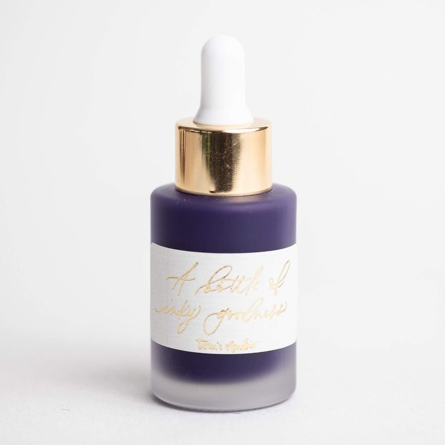 Amethyst - Calligraphy Ink in bottle with pipette