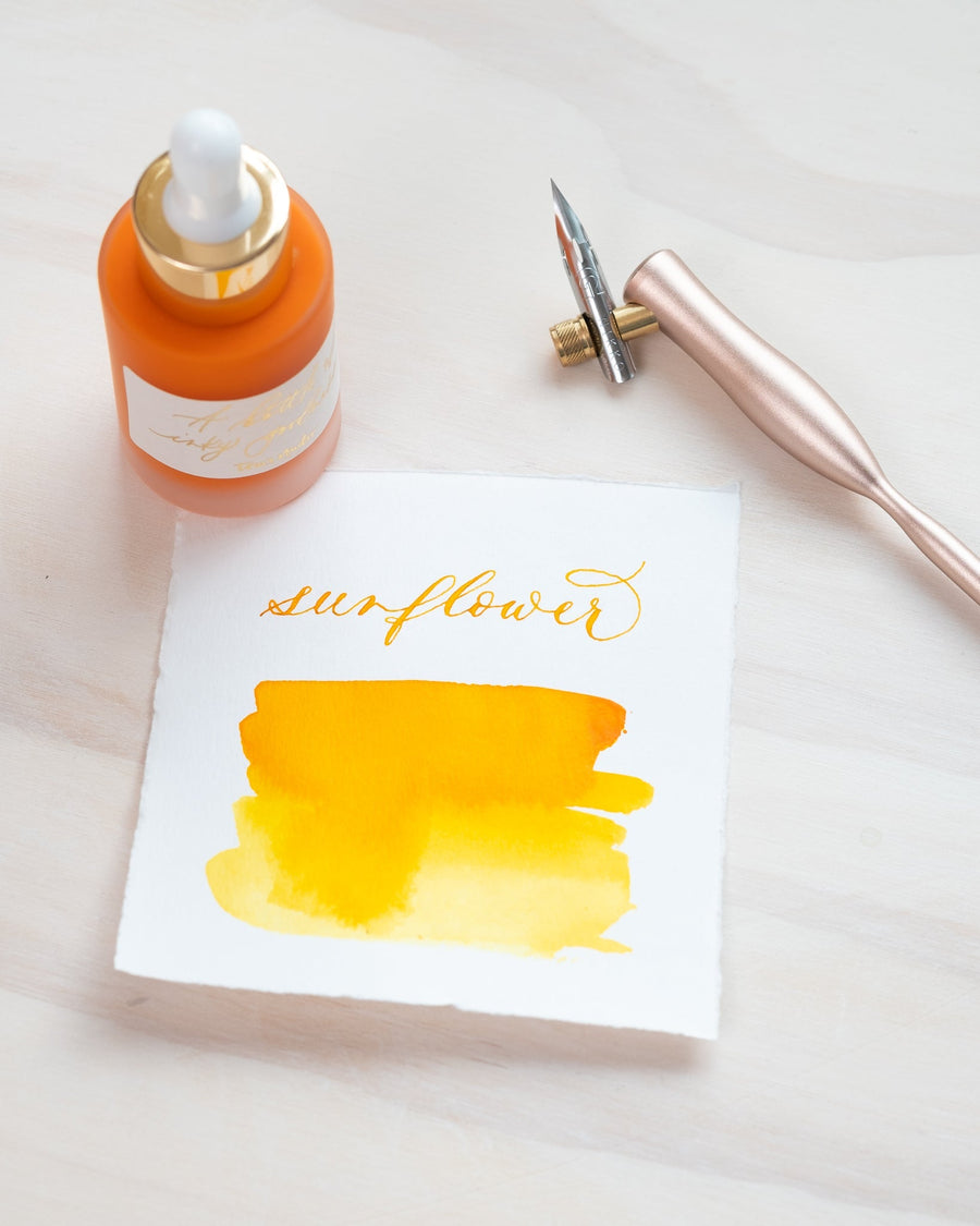 Bellini - Calligraphy Ink Bundle - toms studio sunflower ink colour