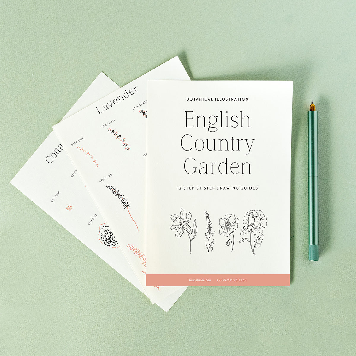 English Country Garden - Drawing Guide