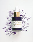 Amethyst - Calligraphy Ink in bottle with illustration in ink