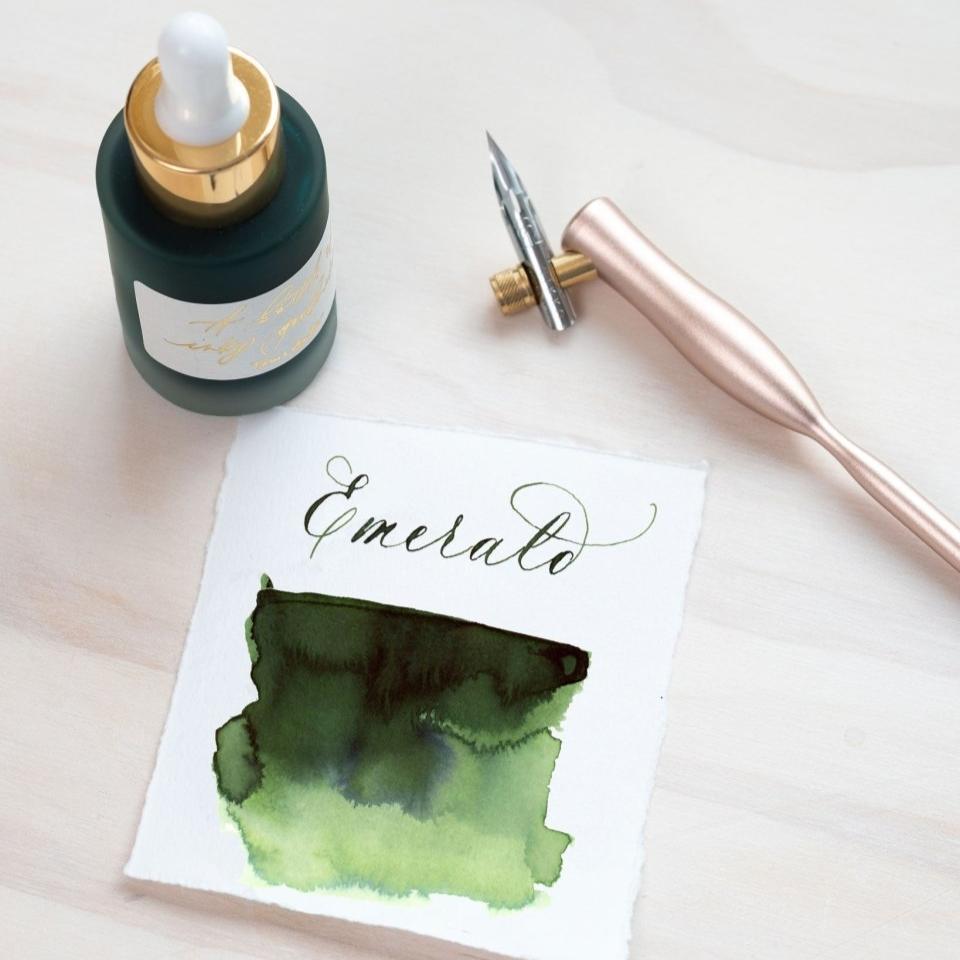 Emerald - Calligraphy Ink - tomsstudioEmerald - Calligraphy Ink