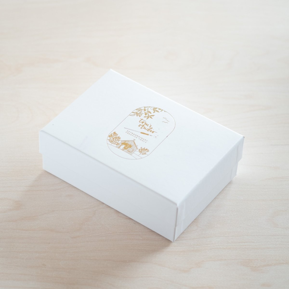 Mix Your Own Ink gift set gift box with gold foiled lid