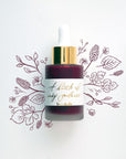 Mulberry - Calligraphy Ink in bottle with illustration in ink