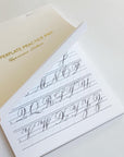 Copperplate Practice Pad - Uppercase Letters - Tom's StudioCopperplate Practice Pad - Uppercase Letters