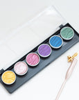 Rainbow Metallic Finetec Ink Palette - tomsstudioRainbow Metallic Finetec Ink Palette