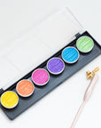 Vibrant Metallic Finetec Ink Palette - tomsstudioVibrant Metallic Finetec Ink Palette