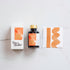 Tom's Studio Marmalade Fountain Pen Ink – featuring the packaging, bottle and a swatch on paper