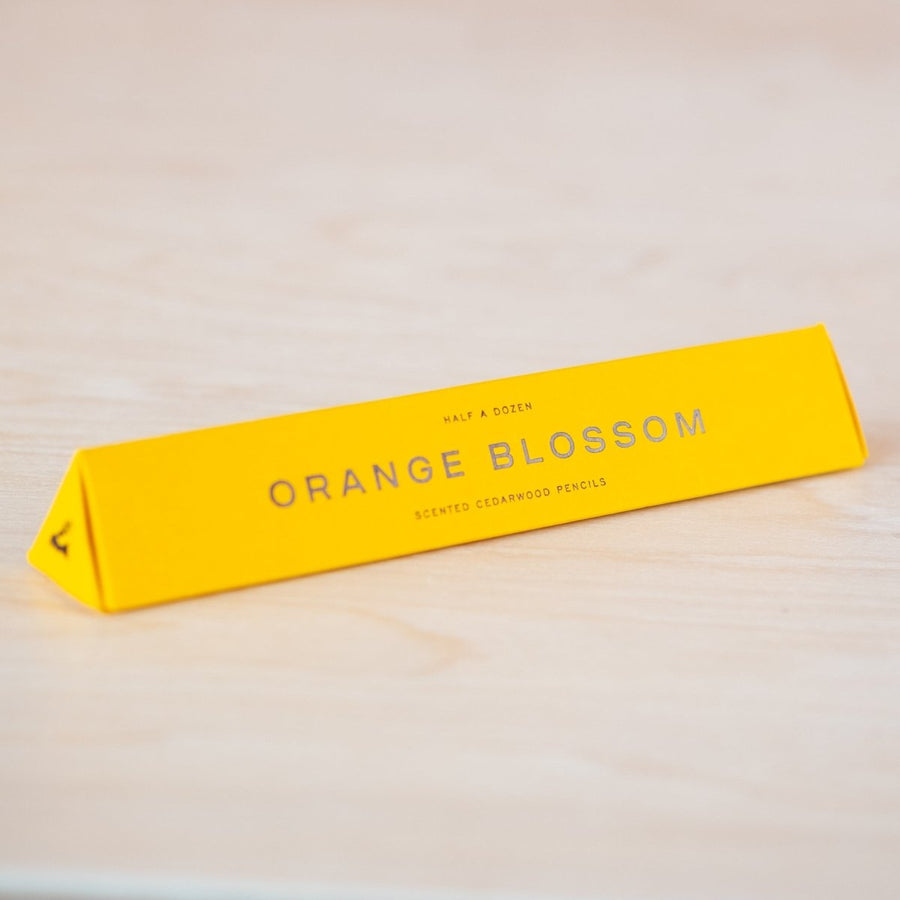 A box of Orange blossom scented pencils