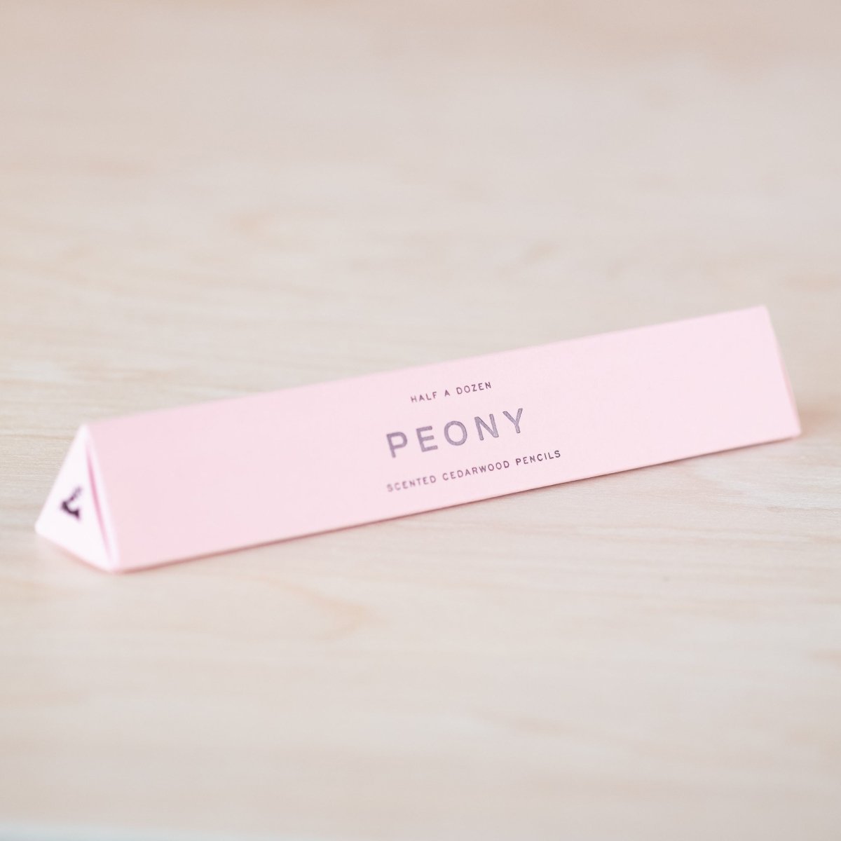 A box of Peony scented pencils