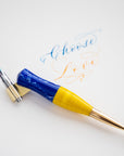 Special edition oblique Ukraine charity raffle oblique nib calligraphy pen