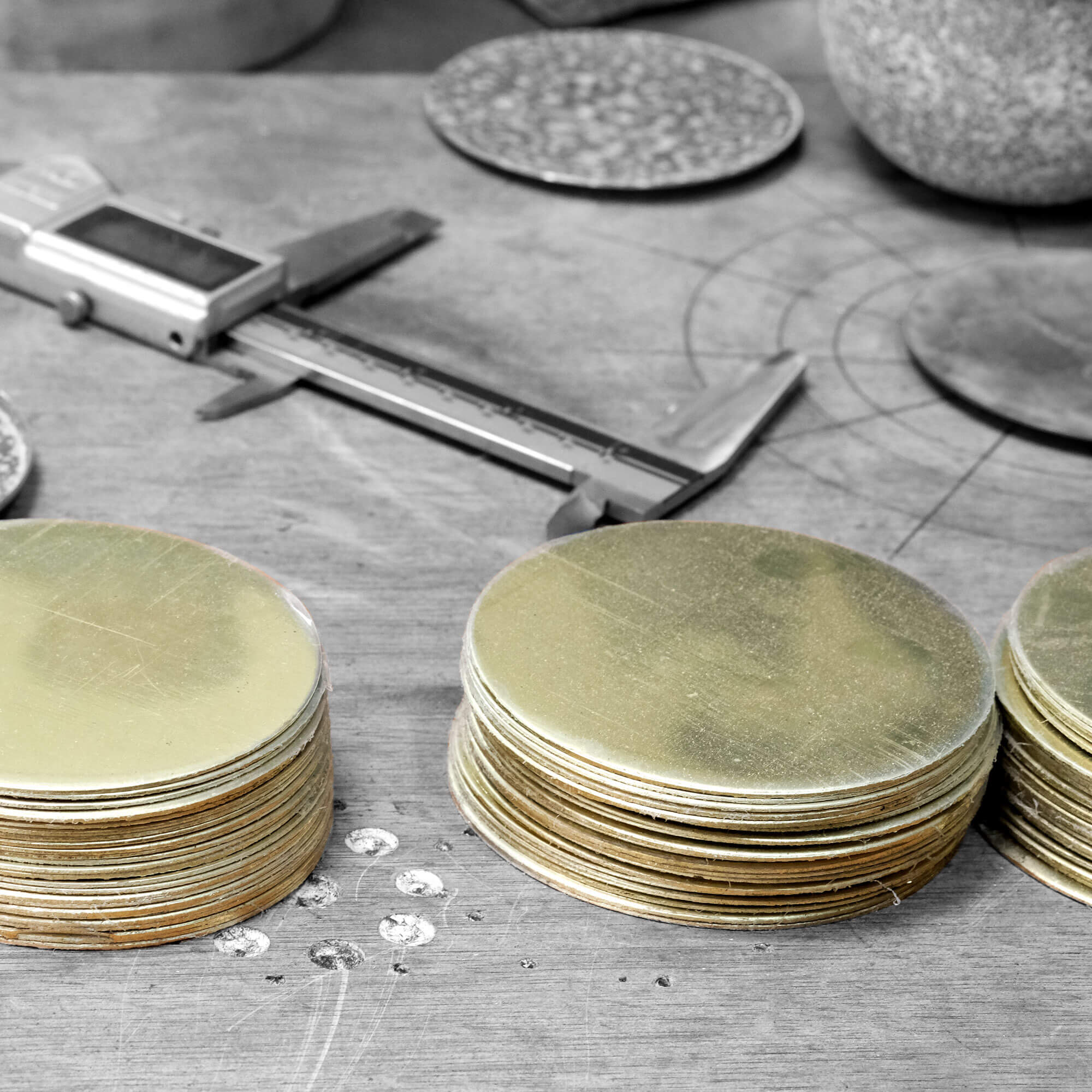 Spin - Handmade Brass Dish - tomsstudioSpin - Handmade Brass Dish