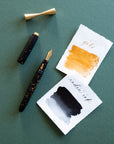 The Studio Fountain Pen - Black & Gold Splash - Special - Tom's StudioThe Studio Fountain Pen - Black & Gold Splash - Special