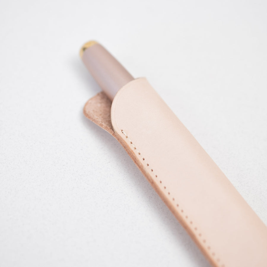 Veg-Tan Spark Pen Sleeve - Natural - tomsstudioVeg-Tan Spark Pen Sleeve - Natural